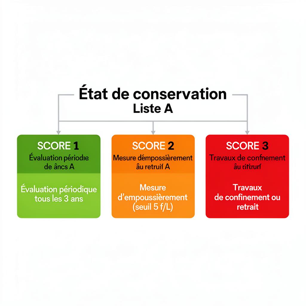 Arbre de décision Scores 1, 2 et 3 pour la Liste A